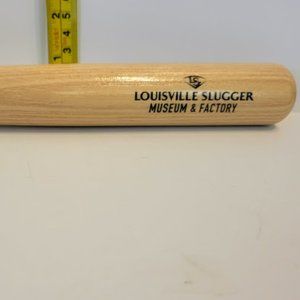 Set of 2 Louisville Slugger Museum & Factory Mini Baseball Bats 18"